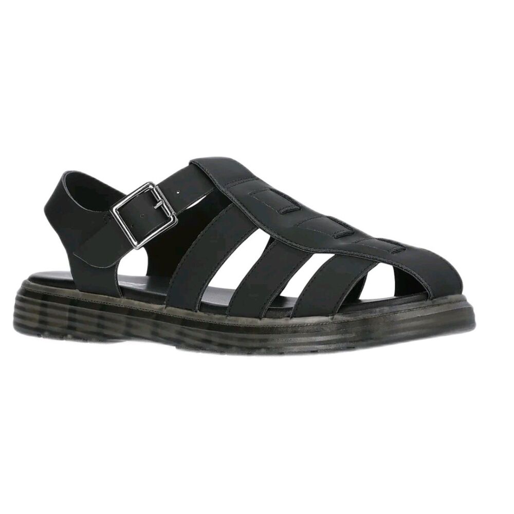 Weekend Academy Boys Closed Toe Gladiator Sandals Size 5 Black color Comfort